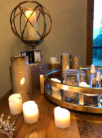 Luminous Crown Candles Talisman Bath Salt Altar Series