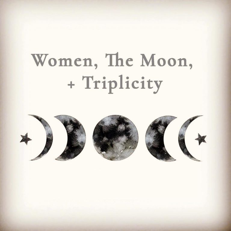 On the Relationship Between Women, the Moon, and Triplicity
